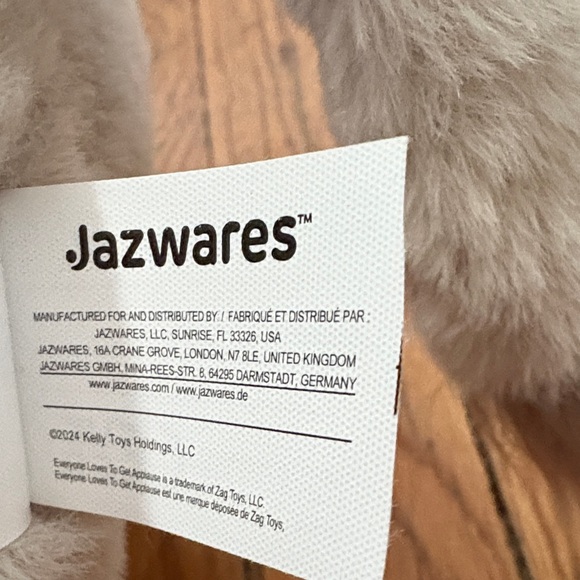 Applause Super Soft Elephant Stuffed Animal 2024 NWT 15” - Picture 4 of 9